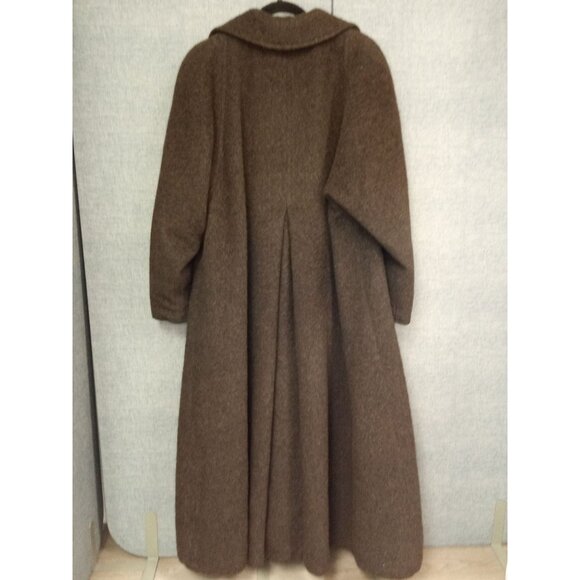 Vintage Regency Brown Wool Trench Coat Size Extra Large - Picture 2 of 5